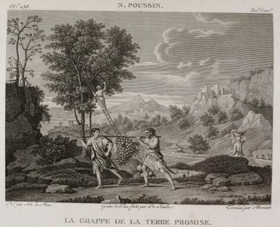Denis-Sébastien Leroy, Saulx a Bovinet - Hrozen země zaslíbené, podle Nicolase Poussina - 1802-1815 od Denis Sebastien Leroy
