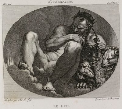Denis-Sébastien Leroy et Boutrois - Oheň, podle Annibale Carrache - 1802-1815 od Denis Sebastien Leroy