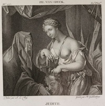 Denis-Sébastien Leroy a H. Guttemberg - Judith, podle Philipa van Dijka - 1802-1815 od Denis Sebastien Leroy