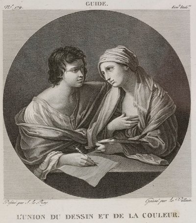 Denis-Sébastien Leroy a Le Villain - Spojení kresby a barvy, podle Guida Reniho - 1802-1815 od Denis Sebastien Leroy