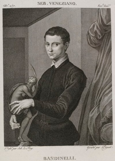 Denis-Sébastien Leroy et Pigeot - Bandinelli, dříve připisovaný Sebastianu del Piombovi, nyní připisovaný Bronzinovi - 1802-1815 od Denis Sebastien Leroy