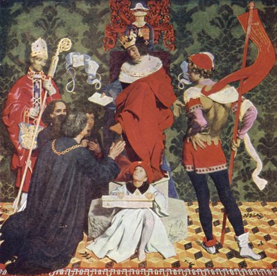 John Cabot a jeho synové obdrželi chartu od krále Jindřicha VII., aby se plavili hledat Nové země od Denis William Eden