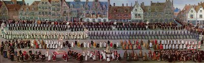 Ommegang v Bruselu 31. května 1615: procesí Notre Dame de Sablon od Denys van Alsloot