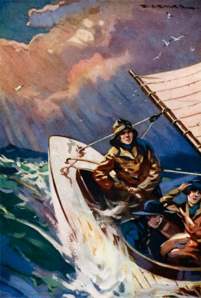 Zamířili k vlkovi (barevná litografie) od Derek Charles Eyles