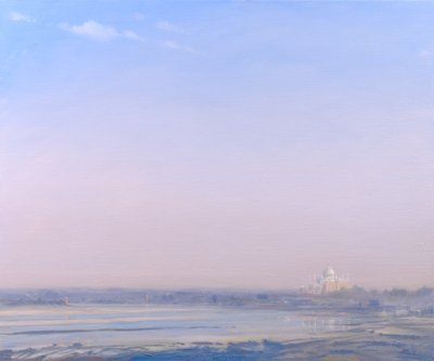 Taj Mahal z pevnosti Agra od Derek Hare