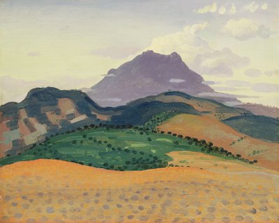 Tour Madeloc v Pyrenejích, kolem roku 1913 od Derwent Lees