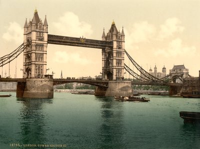 Tower Bridge, Londýn od Detroit Photographic Co.