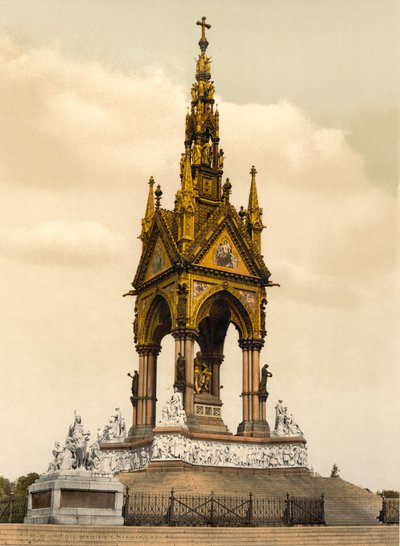 Albert Memorial, Londýn, cca 1890-1900 od Detroit Publishing Co.