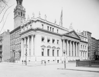 Budova odvolacího soudu, New York, cca 1903 (černobílá fotografie) od Detroit Publishing Co.