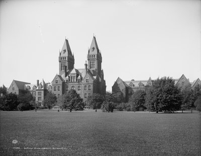 Buffalo State Hospital, Buffalo, NY, cca 1900-10 od Detroit Publishing Co.