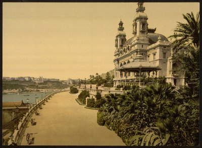 Kasino, Monte Carlo, Monako, Riviéra od Detroit Publishing Co.