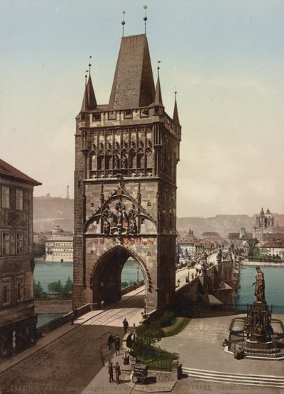 Staroměstská mostecká věž, Praha, 1905 od Detroit Publishing Co.