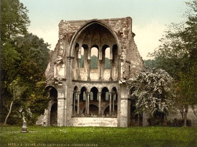 Ruiny opatství Heisterbach, Severní Porýní-Vestfálsko, Německo, kolem roku 1900 od Detroit Publishing Co.