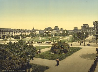 Louvre, Paříž, kolem 1890-1900 od Detroit Publishing Co.