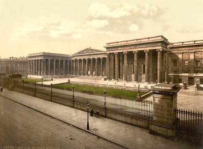 Britské muzeum, Londýn, cca 1890-1900 (fotochrom) od Detroit Publishing Co.
