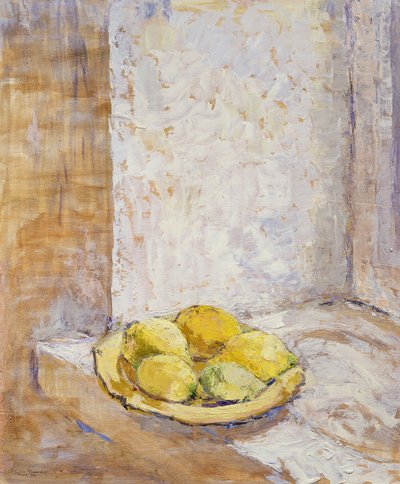 Citrony na okenním parapetu, 1993 (deska) od Diana Schofield