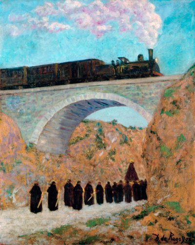 Velký pátek v Kastilii, 1904 od Diario or Dario de Regoyos y Valdes