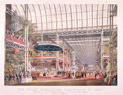 Velká výstava, Crystal Palace, Hyde Park, Londýn, 1851 od Dickinson Brothers