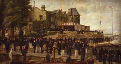Složený portrét členů Royal Yacht Squadron, 1895 od Dickinson and Foster