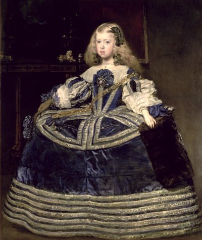 Infanta Margarita Teresa v modrých šatech od Diego Velázquez