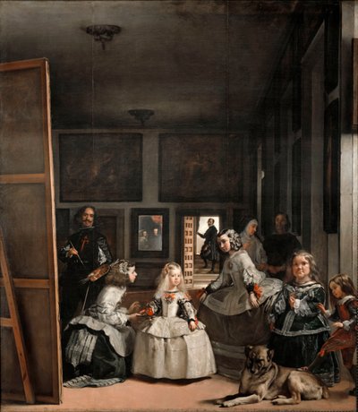 Las Meninas aneb Rodina Filipa IV., c 1656 (olej na plátně) od Diego Velázquez