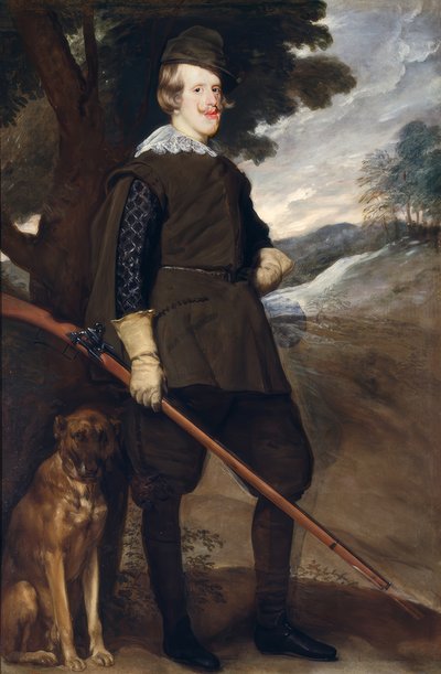 Filip IV v mysliveckém kroji od Diego Velázquez