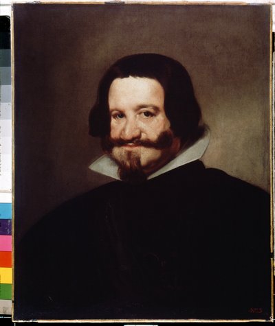 Portrét hraběte vévody z Olivares. Gaspar de Guzman y Pimentel, hrabě z Olivares a vévoda ze Sanlucar la Mayor (1587-1645), španělský ministr a královský oblíbenec. Obraz Diega Velazqueze (1599-1660). Olej na plátně, 6 od Diego Velázquez