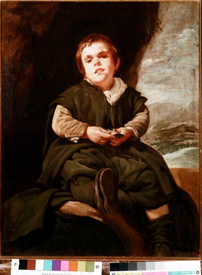 Portrét Dona Francisca Lezcana, trpaslíka španělského dvora (olej na plátně od Diego Velázquez