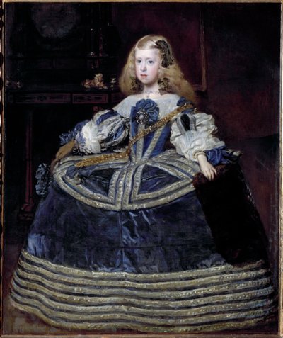 Portrét Margaret Teresa, infanta Španělska a císařovny Svaté říše římské (olej na plátně od Diego Velázquez