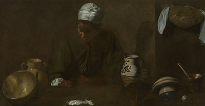 Kuchyňská scéna od Diego Velázquez