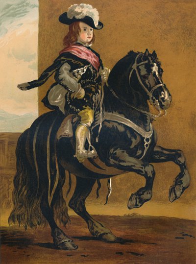 Žák La Haute Ecole - Don Balthazar, Infante of Spain, c1640, c1879. od Diego Velázquez