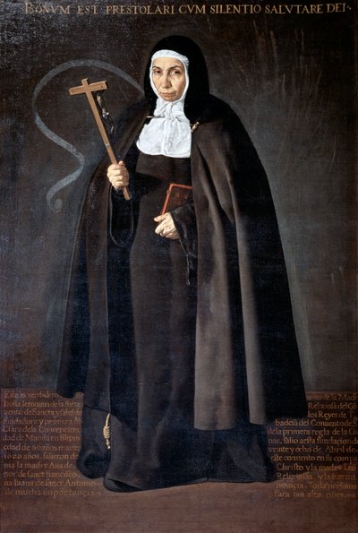 Abatyše Jeronima de la Fuente, 1620. od Diego Velázquez