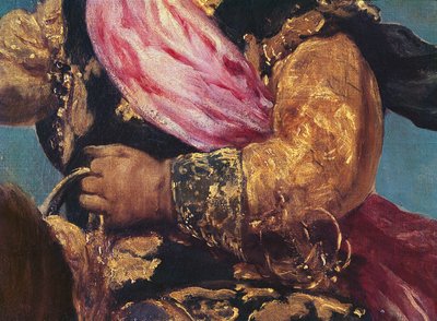 Detail prince Balthasara Carlose na koni, kolem 1635-36 (detail 835) od Diego Velázquez