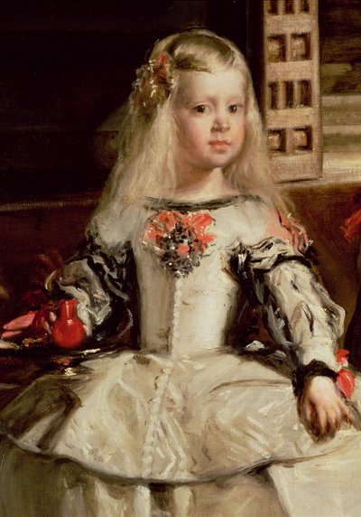 Las Meninas aneb Rodina Filipa IV., kolem roku 1656 (detail) od Diego Velázquez