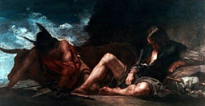 Merkur a Argus, c1659. od Diego Velázquez