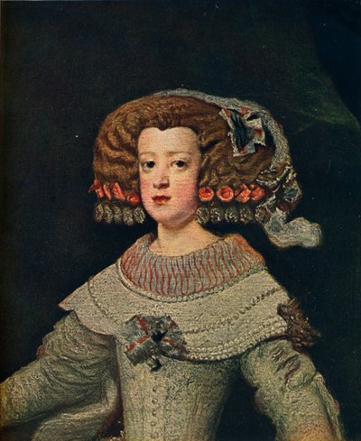 Portrét královny Marie-Anny, Mariana Rakouska, 1652, 1910 od Diego Velázquez