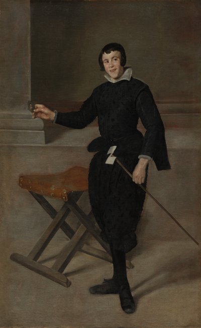 Portrét šaška Calabazas, c. 1631-32. od Diego Velázquez