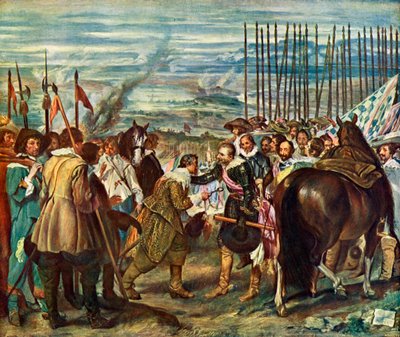 Kapitulace Bredy The Spears, 1634-1635. od Diego Velázquez