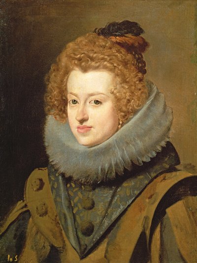Infanta Maria Rakouská (1606-46) Uherská královna, 1630 od Diego Velázquez