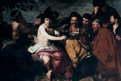 Bacchův triumf aneb Opilci, 17. století. od Diego Velázquez