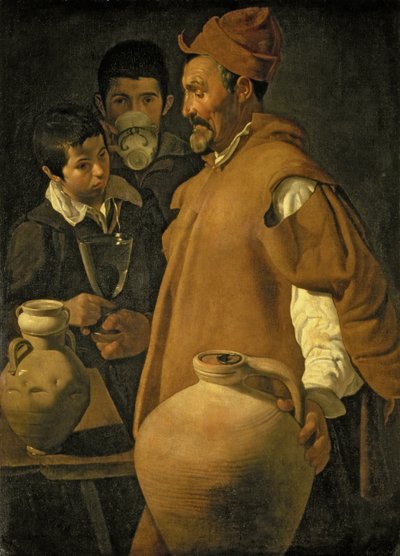 Prodejce vody ze Sevilly, kolem roku 1620 od Diego Velázquez