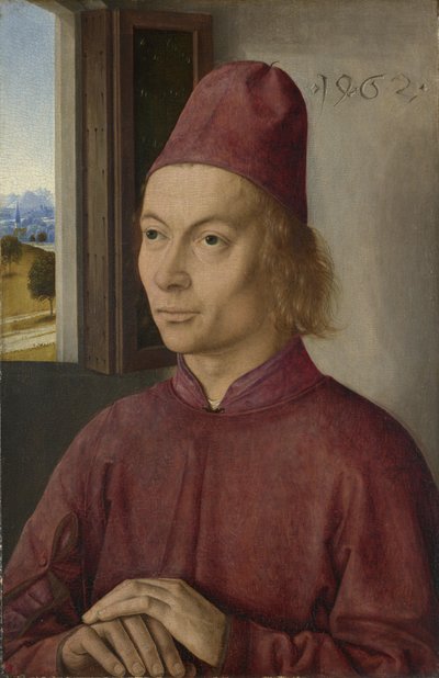 Portrét muže (Jan van Winckele) od Dieric Bouts