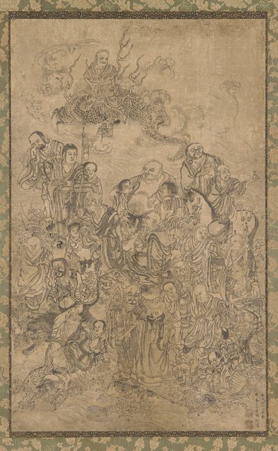 A Group of Luohan od Ding Yunpeng