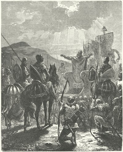 Papež Innocent III. káže křížovou výpravu Albigenských od Diogene Ulysse Napoleon Maillart