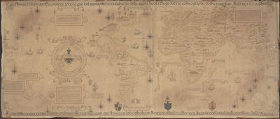 Propaganda mapy světa, 1529 od Diogo Ribeiro