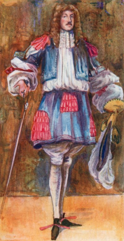 Muž doby Karla II. 1660-1685 od Dion Clayton Calthrop