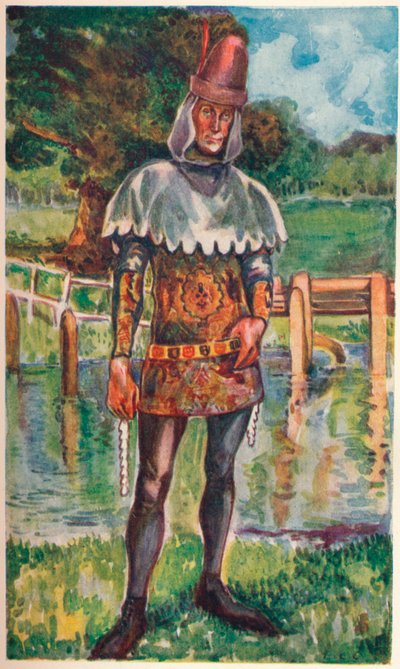 Muž doby Edwarda III., 1907 od Dion Clayton Calthrop