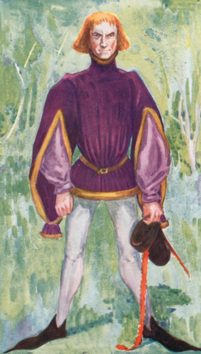 Muž doby Edwarda IV 1461-1483 od Dion Clayton Calthrop