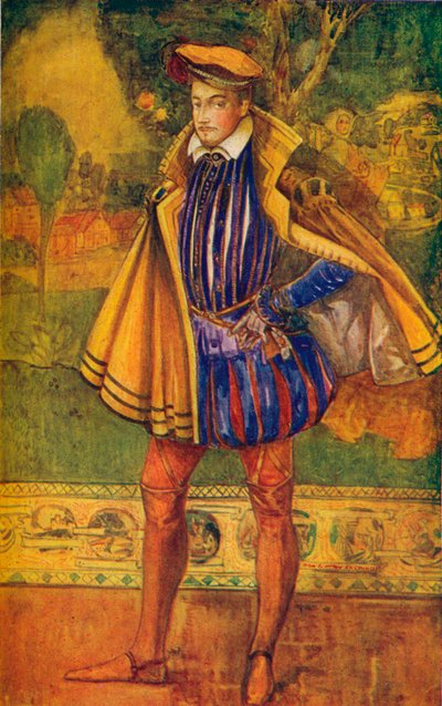 Muž doby Alžběty, 1907 od Dion Clayton Calthrop