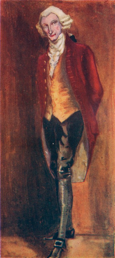 Muž doby Jiřího III., 1907 od Dion Clayton Calthrop